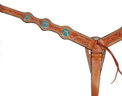 Crossed Pistols Shooter Breast Collar