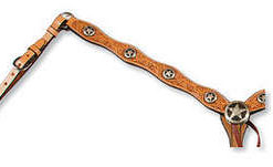 Scalloped Breast Collar with Iron Star Conchos